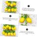 HOMSFOU 8 Bunches Imitation Lemon Skewers Lemons Lemon Decor Play Kitchen Mini Artificial Plants Play Vegetables Toy Simulation Decorative Fruit Lemon Tree Decor Fake Fruit Foam Girl - Buy Online on GoSupps.com