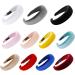 Siwetg Padded Wide Headband for Women - Shiny Velvet in 11 Colors Including Black | Stylish Hair Accessories for Every Occasion - Buy Online on GoSupps.com