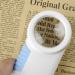 Portable Magnifier with LED Light Handheld Illuminated Reading Book Newspaper 6X Made in China - Buy Online on GoSupps.com