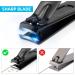 Lophe 4PC Manicure Set - Professional Nail Care Kit for Women Men & Seniors - Nail Clippers Scissors File - Perfect for Home & Travel - Stylish Black - Buy Online on GoSupps.com