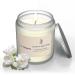 TTRWIN Jasmine & Ylang Ylang Scented Candle 200g 50H Long Burning Time Oriental Fragrance Glass Jar Candle Natural Soy Wax & Essential Oil Gift for Christmas Mother's Day Father's Day Birthday