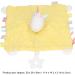 Aqur2020 Infants Security Blanket - Crinkle Rattle Tags, Teether, Bell Sound - Soothing Sleep Plush - Buy Online on GoSupps.com