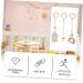 GLEAVI 3pcs Gym Pendant Baby Rattle Wooden Decor | Natural Baby Toys & Wind Chimes | Farmhouse Nursery Mobiles & Fitness Equipment Decor - Buy Online on GoSupps.com