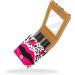 Travel Lipstick Organizer Case with Mirror | Portable Makeup Bag - Contemporary Abstract Leopard Design - Buy Online on GoSupps.com