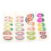Lurrose 24pcs Cute Metal Hair Snap Clips Fruit Animal Crtoon Hairpin Barrettes for Kids Girls