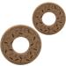 Organic Wooden Donuts - Natural Handmade Beech Wood Animal Shapes for DIY Home Decor - Buy Online on GoSupps.com