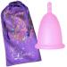 Me Luna Menstrual Cup Soft Stem Pink Size S