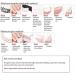 Buy Huil 24 Pcs Glossy Artificial Nails - Mix Color Square & Round Fake Nail Tips for Office & Home - Durable Faux Ongle Stickers - Buy Online on GoSupps.com