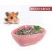 POPETPOP Ceramic Hamster Feeding Bowls Strawberry Pattern Hamster Food Bowl for Guinea Pig Rodent Rat Gerbil Cavy (random color) - Buy Online on GoSupps.com