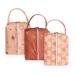 Baby Wet Dry Bag 3PCS Diaper Organizer Bag Nappy Pouch Water- resistan Diaper Pod for Baby Stroller, Diaper Bag,Travel Bag Brown