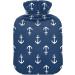 Buy Anchors Hot Water Bottle 1L with Cover - Pain Relief for Hands & Feet Ideal for Hot & Cold Compresses - Buy Online on GoSupps.com