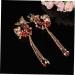 Angoily 1 Pair Vintage Hair Clips Hair Accessory for Women Chinese Style Hair Accessories Metal Tassel Barrettes Hair Barrettes Vintage Decor Hair Decorations Metal Hair Claw Clips Wedding - Buy Online on GoSupps.com