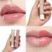 2Pcs Liquid Lipstick Moisturizing Lip Plumpering Gloss for Dry Cracked Lips Non-Sticky Natural Lip Care and Repair Long Lasting Lip Plumping Gloss - Buy Online on GoSupps.com