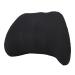 Lumbar Support Pillow Comfortable Pain Relief Removable Cover Ergonomic Memory Foam Back Cushion for Car Seat (Black)