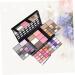 Beavorty 2pcs 74 Eyeshadow Palette Lip Gloss Blush set makeup Glitter 18*11cmx2pcs Picture 1x2pcs - Buy Online on GoSupps.com