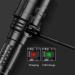 POVAST 1600 Lumens Tactical Flashlight with Picatinny Rail Mount - Remote Pressure Switch, USB Rechargeable - Matte Black - Buy Online on GoSupps.com
