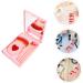 minkissy 3 Boxes Makeup Brush Set Portable Powder Brush Powder Brush Organizer And Concealer Brush Travel Makeup Container Travelling Makeup Brush Woman Artificial Fiber Vanity Mirror Major - Buy Online on GoSupps.com