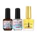 DouborQ Nail Dehydrator and Nail Primer with Cuticle Oil Set Natural Nail Prep Dehydrate and Acid-Free Primer for Gel Nail Polish Air Dry Superior Bonding Primer for Acrylic Powder