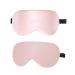 Sleep Mask 100% Light Blocking Eye Masks for Sleeping Super Soft Eye Mask Eye Covers with Adjustabe Strap for Sleeping (Pink)
