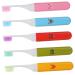 Magiclulu 5 pieces children folding toothbrush children day toothbrush portable travel toothbrush foldable toothbrush travel practical toothbrush foldable toothbrushes children travel toothbrush