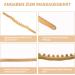 Wood Gua Sha Massage Stick - Maderotherapy Lymphatic Drainage Tool for Full Body Relaxation & Cellulite Relief - Buy Online on GoSupps.com