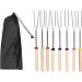 Shanrya 8 Pieces Marshmallow Roasting Sticks Telescopic Marshmallow Sticks with Canvas Bag for Camping - Buy Online on GoSupps.com