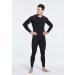Shop TSLA Men's Thermal Compression Underwear | Winter Sports Leggings with Fleece Lining - Heatlock Technology | Black & Charcoal - Buy Online on GoSupps.com