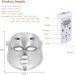7 Color Led Facial Mask - Facial Acne Treatment Face Skin Care Therapy Daily Skin Care Mask Salon Use Device For Anti-aging Spot Scar Removal Smooth Wrinkles Fine Lines Skin Tightening - Buy Online on GoSupps.com
