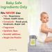 Unscented Natural Baby Powder - Cornstarch & Talc Free Body Powder for Newborns Babies & Toddlers | Travel Size Dusting Powder - Made in USA - Buy Online on GoSupps.com
