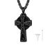 U7 ladies cremation urn necklace for ash cycle of life/Celtic knot/dog feet/wing/crucifix/cylinder urn chain stainless steel pendant chain fire burial jewelry for men's keltic knot black