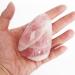Orientrea Rose Quartz Palm Stone-1 Pc Rose Quartz Pocket Energy Stone Smooth Rose Quartz Healing Crystal Worry Stones (Rose Quartz(1 pc))