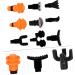 Beavorty 9-Piece Replaceable Massage Head Set | Black Fascia Muscle Massager Accessories for Ultimate Pain Relief - Buy Online on GoSupps.com
