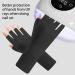 BDSHUNBF 3 Pairs Anti UV Gloves Professional Protection Fingerless Gloves for Manicures Moisturizing Gloves Nail Art Skin Care UV Shield Gloves for Home Outdoor - Buy Online on GoSupps.com