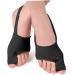 Hallux Valgus Sleeve & Toe Straighteners Set - Bunion Protector & Hammer Toe Straightener - Black 9x6.8cm - Buy Online on GoSupps.com