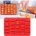 Chocolate Mould Non-Stick Silicone -40 To +230 Rectangular DIY Alphabet Mold for Kitchen Bakery - Buy Online on GoSupps.com