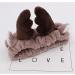 Reindeer Ear Headband Spa Headbands Cute Elk Hair Bands for Shower Yoga Makeup Face-washing Facial Head Wraps Elastic Headbands for Girls Women Ladies Boys Men Kids White brown - Buy Online on GoSupps.com