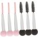 Baluue 12 Pcs Sponge Makeup Brush Makeup Sponge Eyebrow Sponge Brush Make up Sponge Mascara Aluminum Tube - Buy Online on GoSupps.com