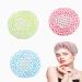 3 Pieces Shower Cap Reusable Waterproof Shower Cap Elastic Shower Caps for Shower Spa Home Use