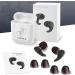 Reusable Noise Canceling Ear Plugs - Soft Silicone, Washable, 8 Ear Tips - for Sleep, Music, Parties - Black - Buy Online on GoSupps.com