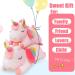 Kekeso Stuffed Unicorn Plush Toy 35cm/13.77inch White - Soft Cuddle Pillow Doll for Boys and Girls - Cartoon Unicorn Gift - Buy Online on GoSupps.com