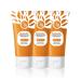 Generisch Natural Orange Exfoliating Gel Brightening Exfoliating Gel for Women Orange Face Exfoliator Deep Cleansing Exfoliator with Orange Extract Pore Cleansing (3 Pcs 50ml)