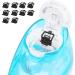 Silicone Salt Pods Refills Accessories for Navage Nasal Care - Save Saltpods for Easy Operation - 10 Packs (Black)