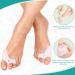 VINGVO Gel Toe Bunion Guards & Separators - Pain Relief for Overlapping Toes, Hammer Toe Straightener, Hallux Valgus Spacers - Buy Online on GoSupps.com
