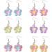Feyley Earrings | Colorful Resin Flower Charm Dangle Earrings | Elegant Party Jewelry in Green - Buy Online on GoSupps.com