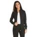 iflex by Cherokee Uniforms Zip Front Scrub Jackets for Women CK303 Medium Black
