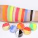 Shop Minkissy Two-Color Water-Soluble Face Paint Kit - 5 Sets of Washable Eye Shadow & Makeup Pigments for Colorful Decor - Buy Online on GoSupps.com