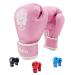 Redipo Kids Boxing Gloves, Sponge Foam Training Sparring Gloves Thai Kick Boxing for Kid and Youth, Suitable for Boys and Girls Age 3 to 12 Years pink 4oz