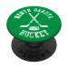 Vintage North Dakota Hockey PopSockets PopGrip: Swappable Grip for Phones & Tablets Black