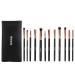 Eye make -up brush set 12 pieces of eye brush eyeshadow brush cosmetic brushes lip brush eyebrow brush Rouge blending contour brush (white)
