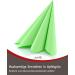 Sovie Linclass Airlaid Napkin Apple Green - 50 High-Quality Tearproof Disposable Napkins (40x40 cm) for Weddings & Parties - Buy Online on GoSupps.com
